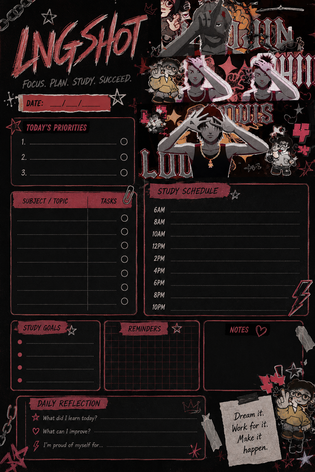 Aesthetic Study Planner